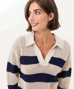 Ss23: Brax Stripe Knit