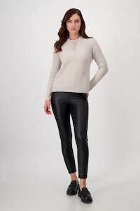 Monari Beige Tie Jumper