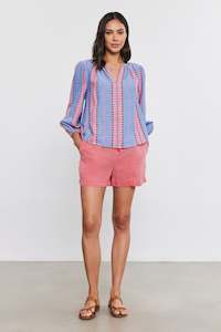 Velvet: Velvet Jacquard Blouse