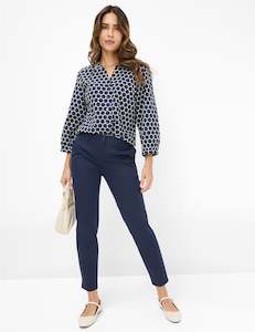 Pants: Brax Maron S 7/8 Chino - Navy