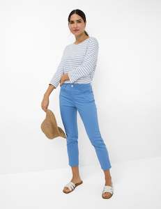 Pants: Brax Mary S 5-pocket Pant - Riviera