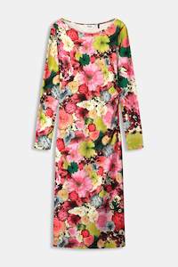 Pom Satin Bouquet Dress