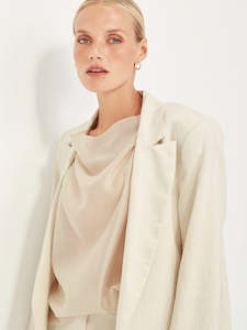Jackets: Caroline Sills Lina Chalk Blazer