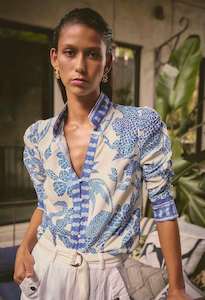 Shirts: Once Was Calantha Ruched Shirt