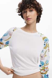 Desigual: Desigual White Blanco Knit