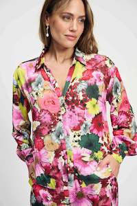 Pom Satin Bouquet Shirt