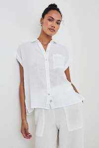 Rails: Rails Whitney Short Sleeve Shirt - White