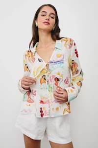 Rails Elm Long Sleeve Shirt - Ivory Bathing Ladies
