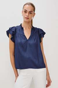 Rails Calista Short Sleeve Top - Admiral Blue