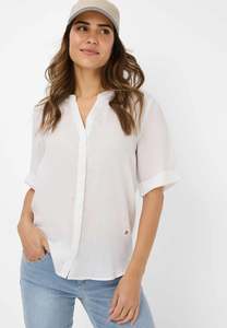 Brax Veri Linen Blouse - White