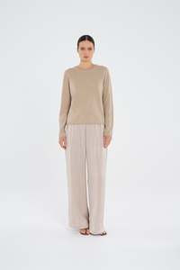 Mela Purdie: Mela Purdie Camel Crew Sweater