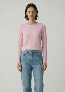 Aleger: Aleger Pink Pearl Cashmere Classic Crew