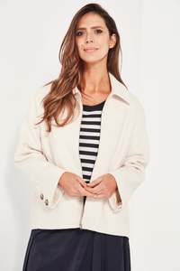 Jackets: Verge Hazel Chalk Jacket