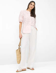 Brax White Farina Pant