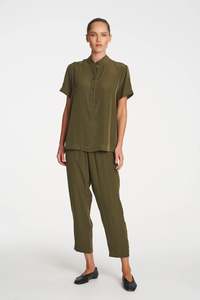 Pants: Mela Purdie Soft Zip Pant - Cargo