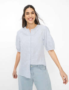 Brax Vintage Blue Vea Top