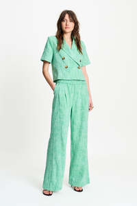 Pom Palm Green Pants