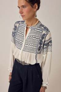 Tops: Maison Hotel Blanca Blouse