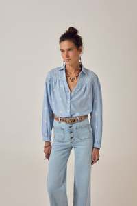 Maison Hotel James Blue Shirt