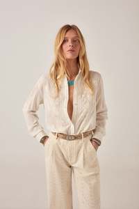 Maison Hotel Cream Shirt