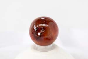 Polished: Carnelian Sphere #9