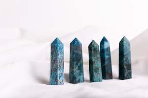 Throat Chakra: Blue Apatite Polished Points