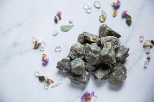 Throat Chakra: Labradorite (rough)