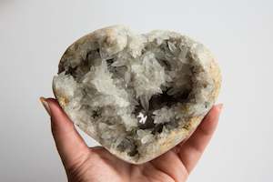 Celestite Druzy Heart #3