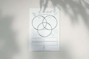 Soul Worksheets: Self Nourishment Soul-Worksheet (Free Digital Download)