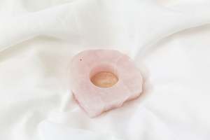 Rose Quartz Tealight Holder