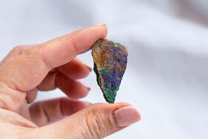 Rough Crystals: Azurite On Matrix