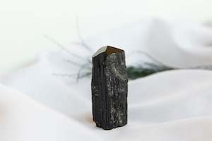 Polished Crystals: Black Tourmaline Top Polished #1
