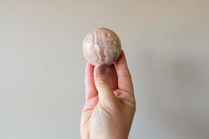 Whats New: Pink Crazy Lace Agate Sphere