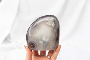 Polished Crystals: Flower Agate Freeform #7