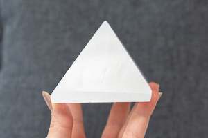 Satin Spar (Selenite) Pyramid