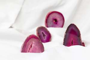 Pink Agate Cut Base Geodes