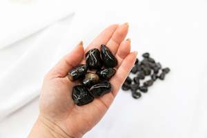 Root Chakra: Black Onyx XL Tumblestones