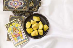 Yellow Serpentine Tumblestones