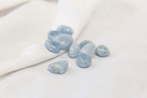 Stress Support: Blue Calcite Tumblestones