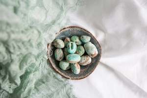 Self Worth: Blue Aragonite XL Tumblestones