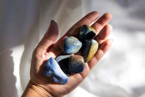 Goals Success: Dumortierite XL Tumblestones
