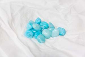 Polished Crystals: Blue Aragonite Tumblestones