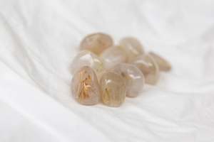 Whats New: Golden Rutile Quartz Tumblestones
