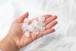 Crackled Quartz Tumblestones