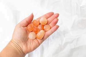 Whats New: Orange Satin Spar (Selenite) Tumblestones