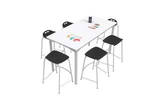High Buddy Whiteboard Rectangle 1600×800 Table