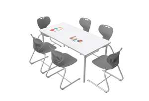 Products: Buddy Whiteboard Rectangle 1600×800 Table