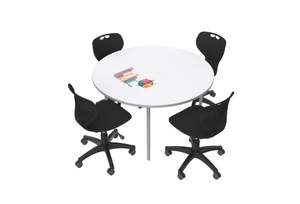 Products: Buddy Whiteboard 1200 Round Table