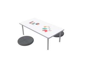 Products: Buddy Whiteboard Kneeler Table – 1200×600