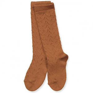 Lace Socks Collection: Warm Crochet Socks Oxide